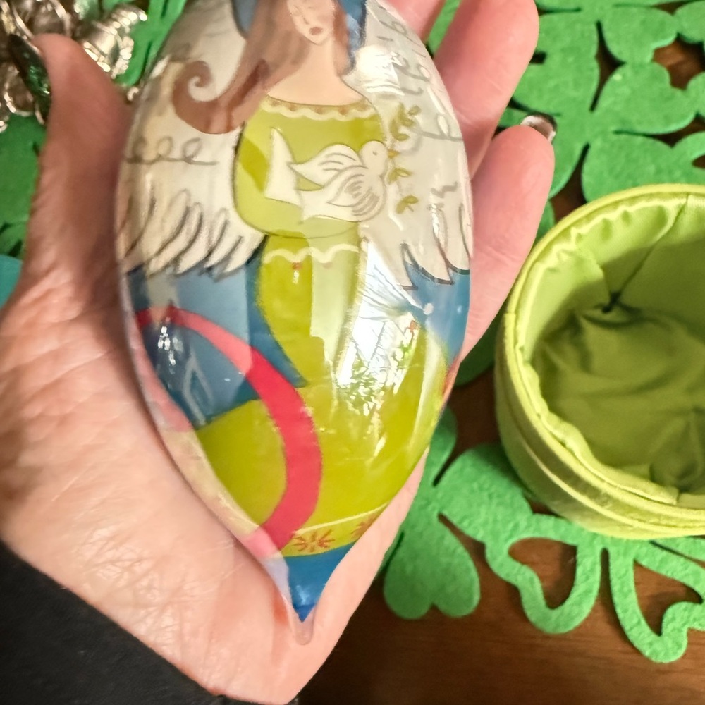 Angel Ornament with Dove by Li bien